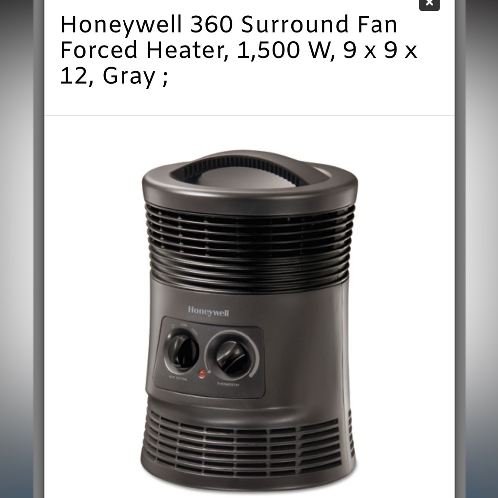Honeywell 360 Surround Fan Heater - Gray